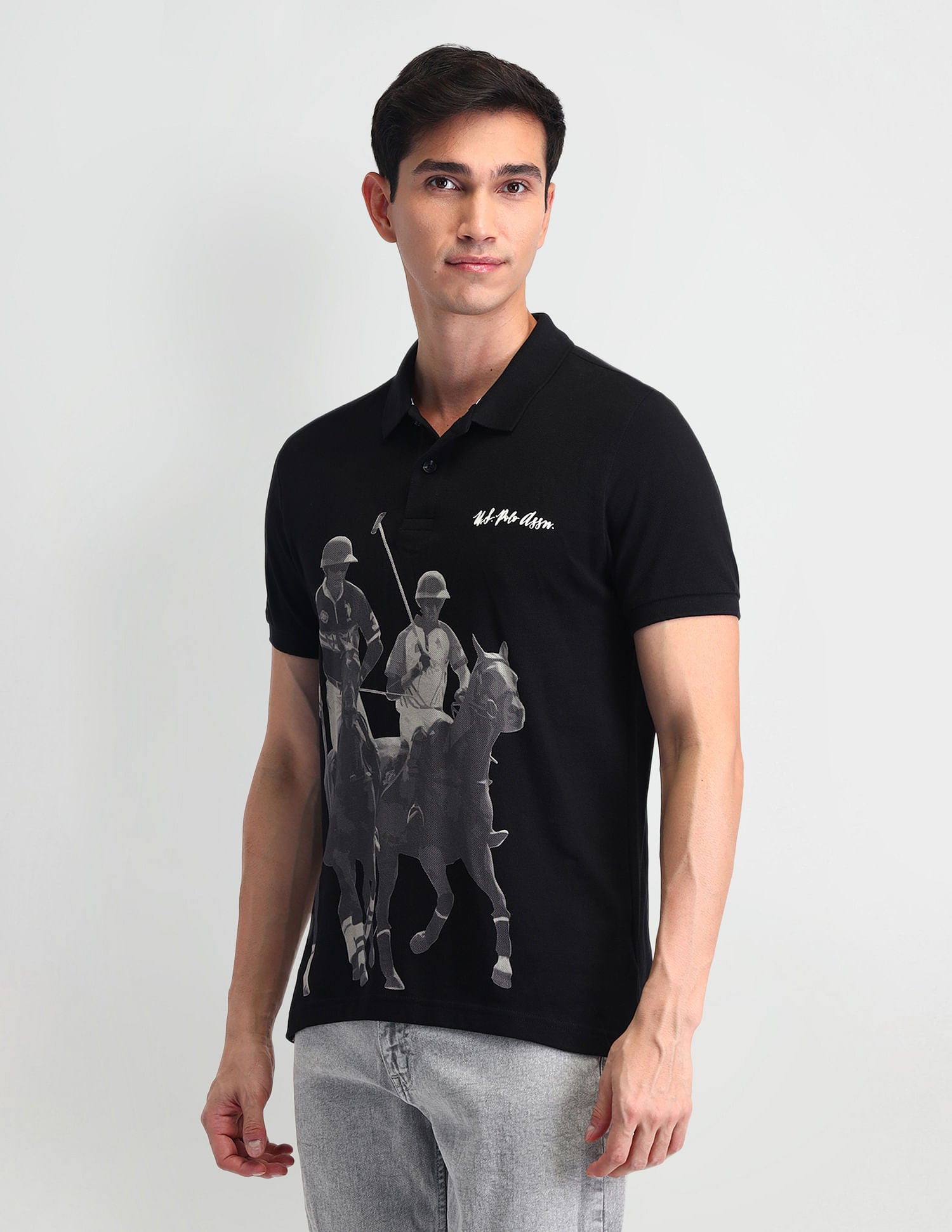 Outdoor Muscle Fit Brand Polo Shirt