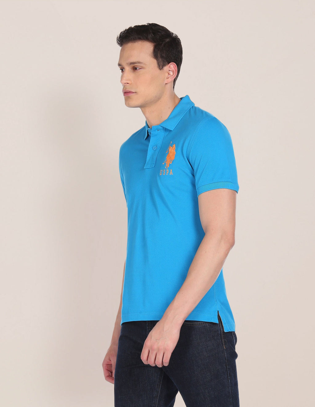 Compact Cotton Logo Polo Shirt