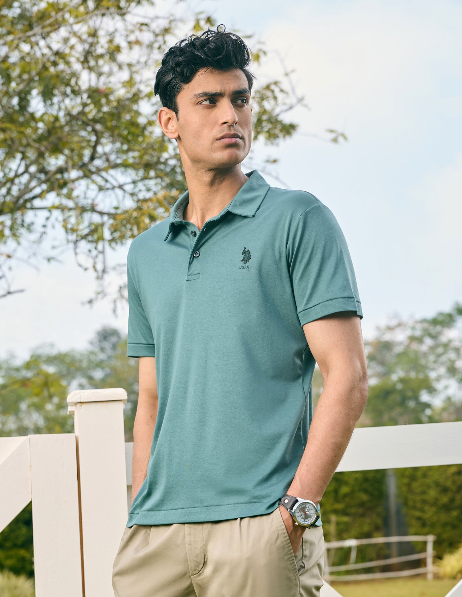Pacho X Slim Fit Solid Polo Shirt