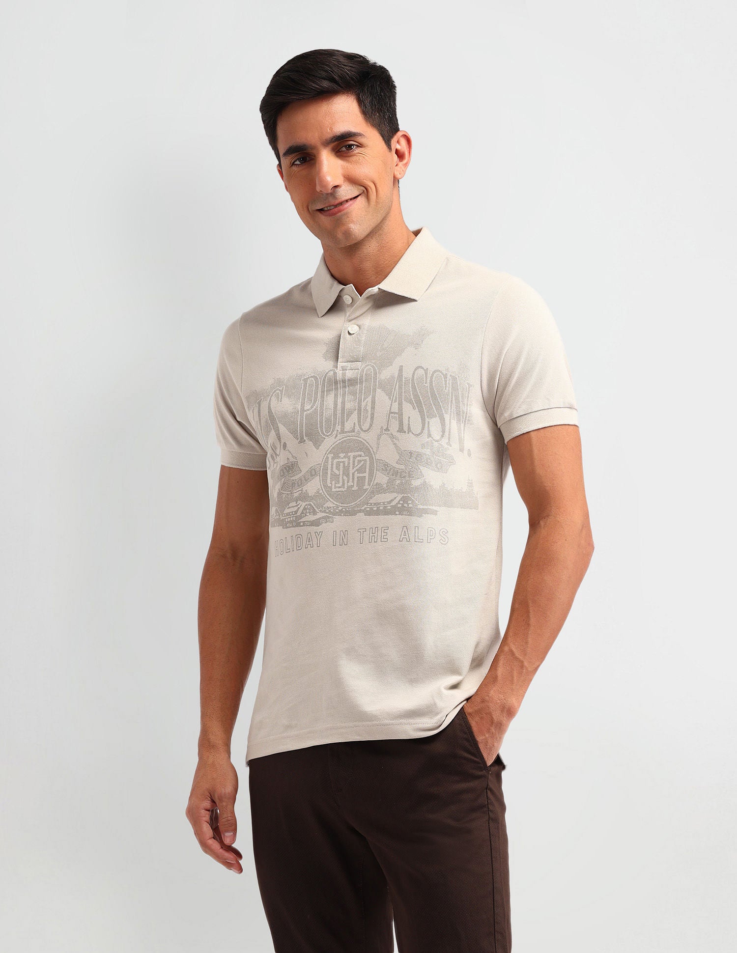 Outdoor Muscle Fit Brand Polo Shirt