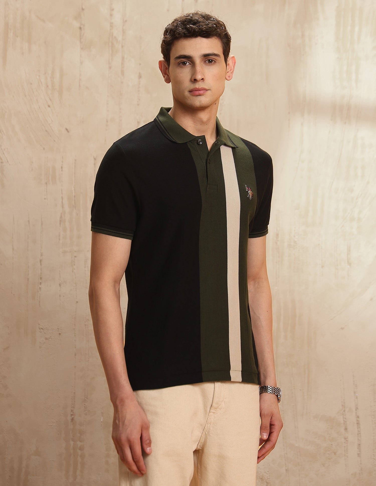 Colourblocked Legend Of Horseshoe Polo Shirt