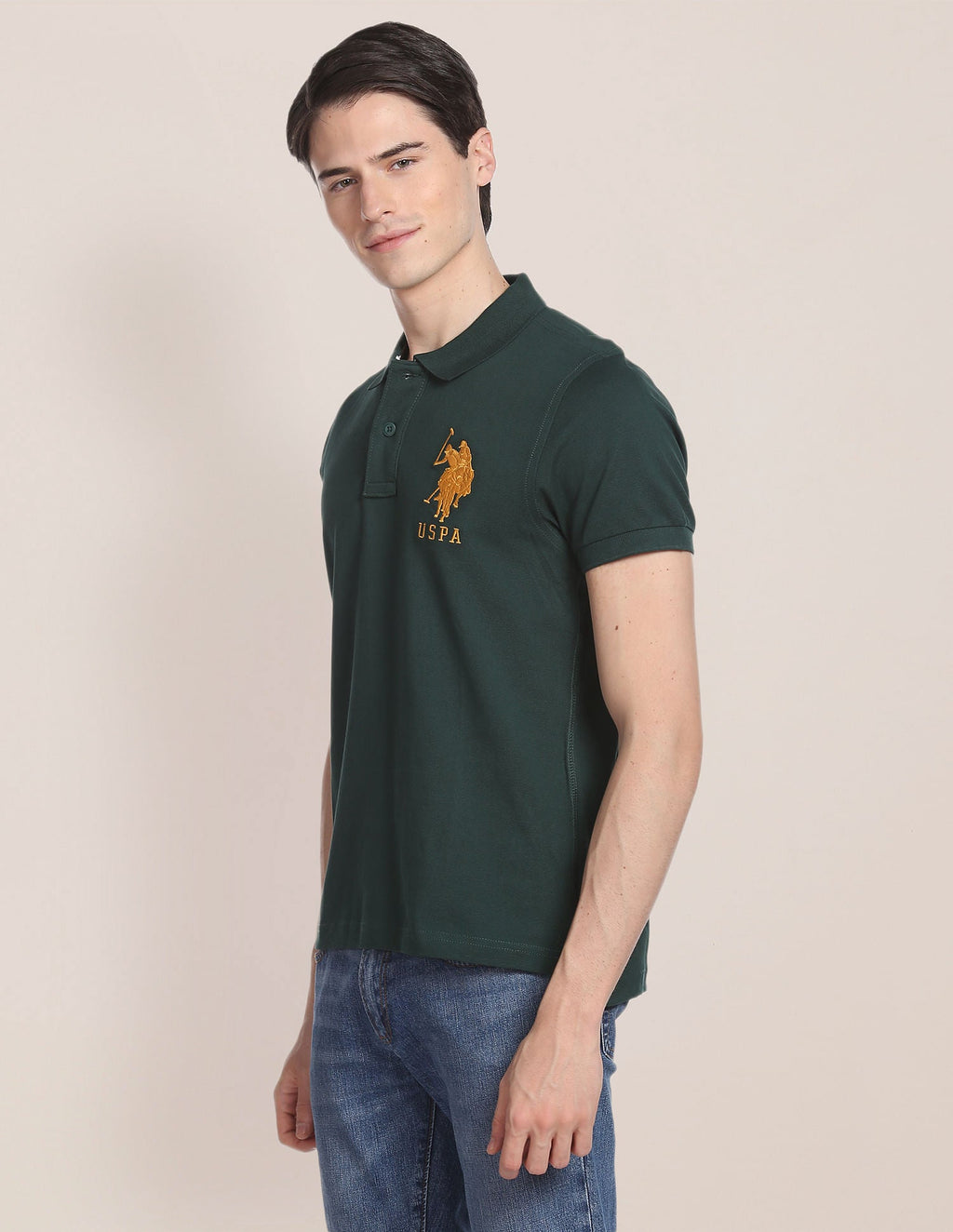 Compact Cotton Logo Polo Shirt