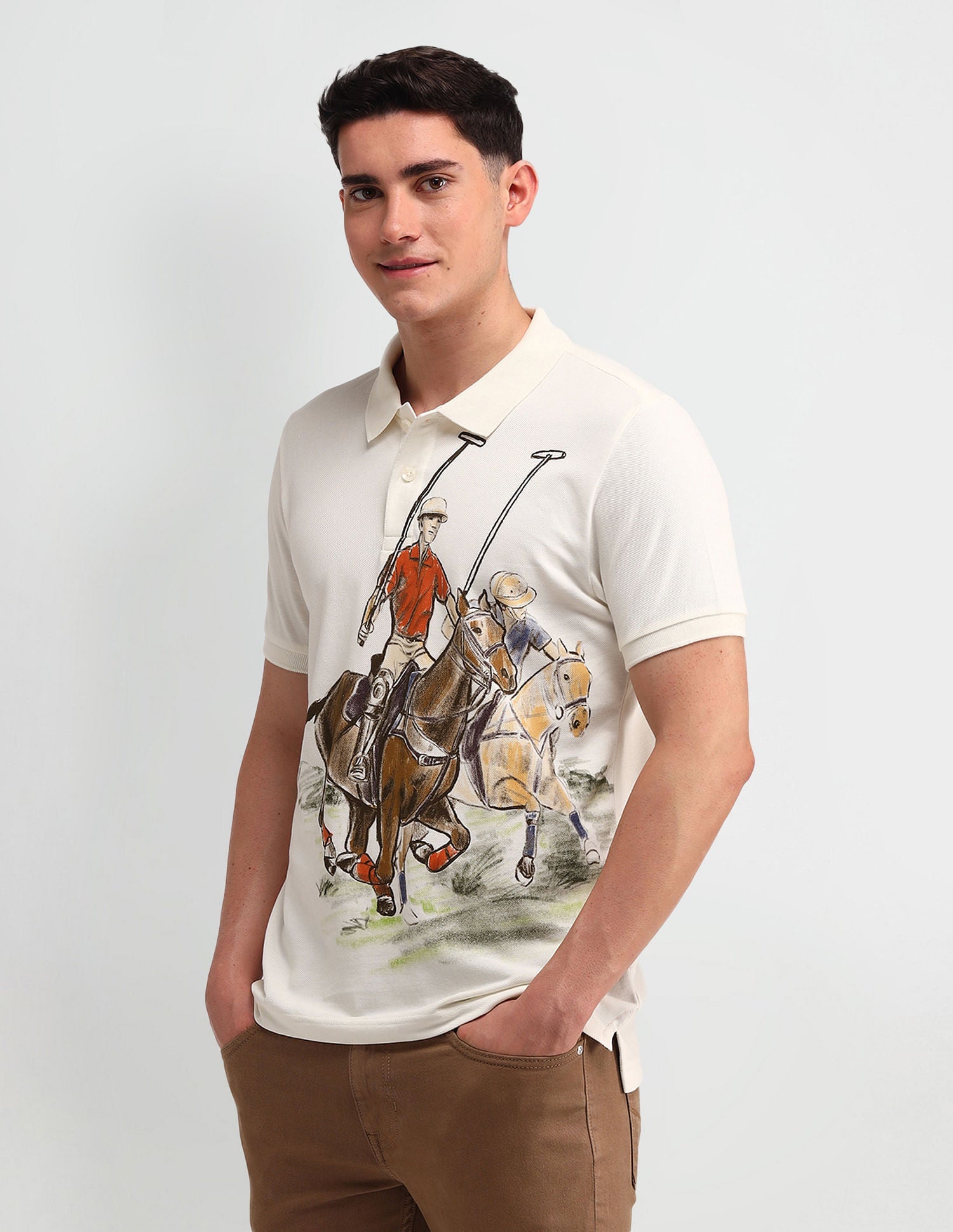 Outdoor Muscle Fit Brand Polo Shirt