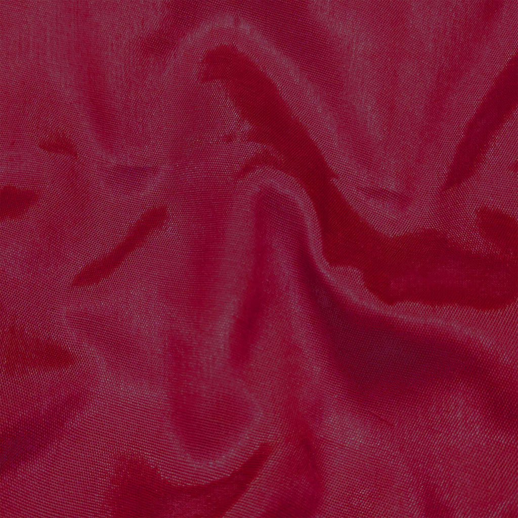 Maroon Woven Organza Dress Material