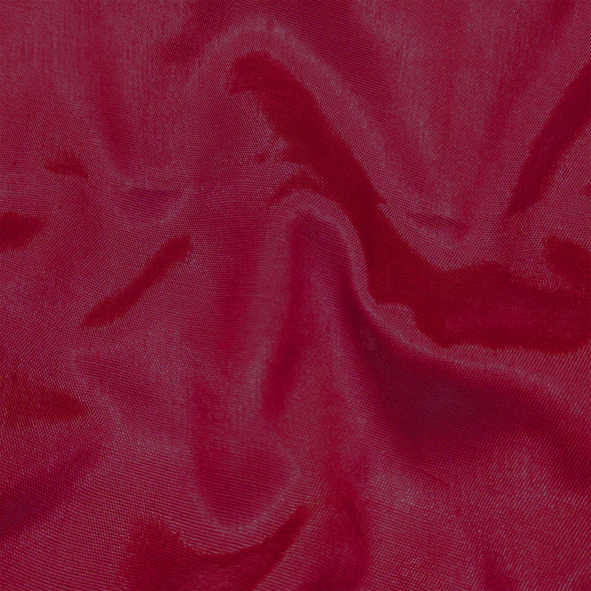 Maroon Woven Organza Dress Material