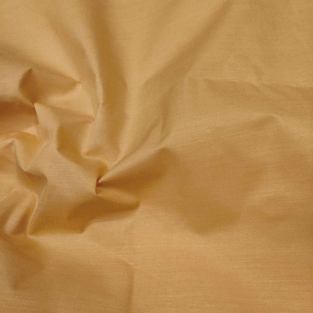 Beige Printed Pure Cotton Dress Material