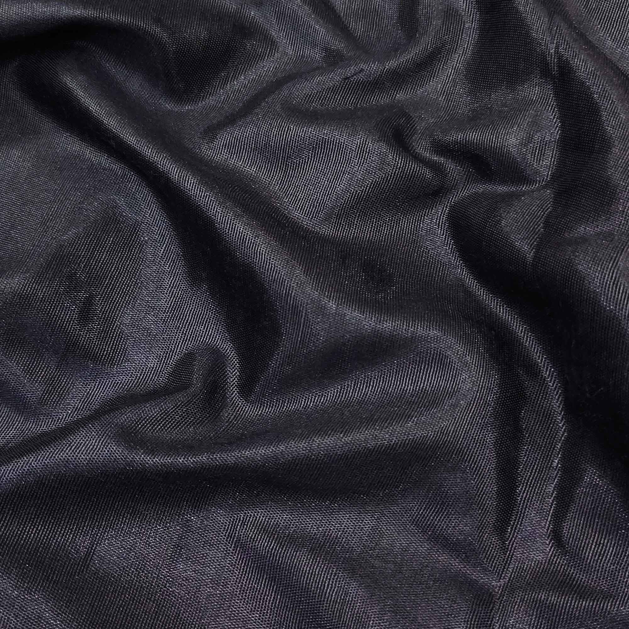 Grey Woven Banarasi Silk Dress Material