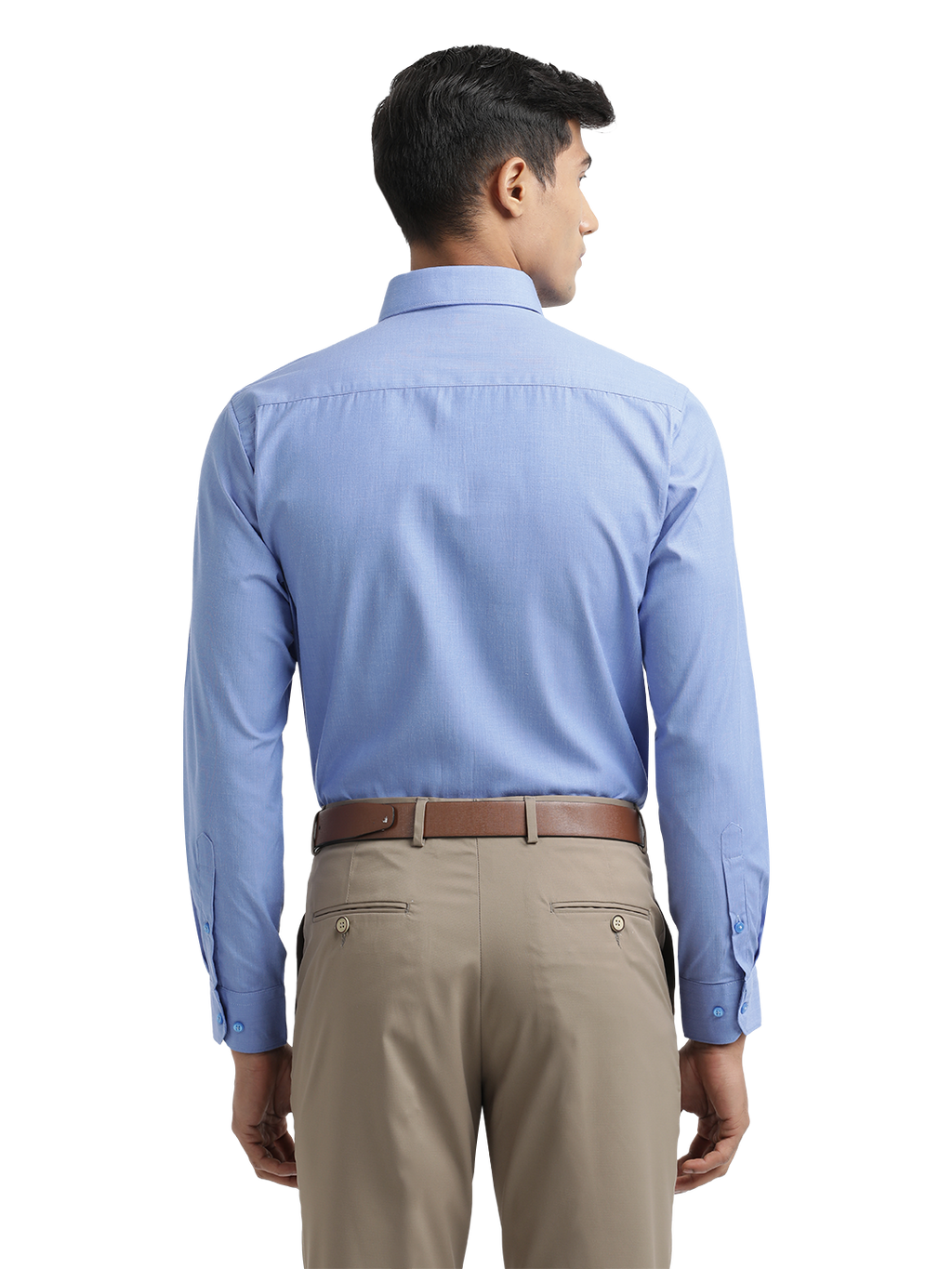 Blue Fil-a-Fil Solid Shirt