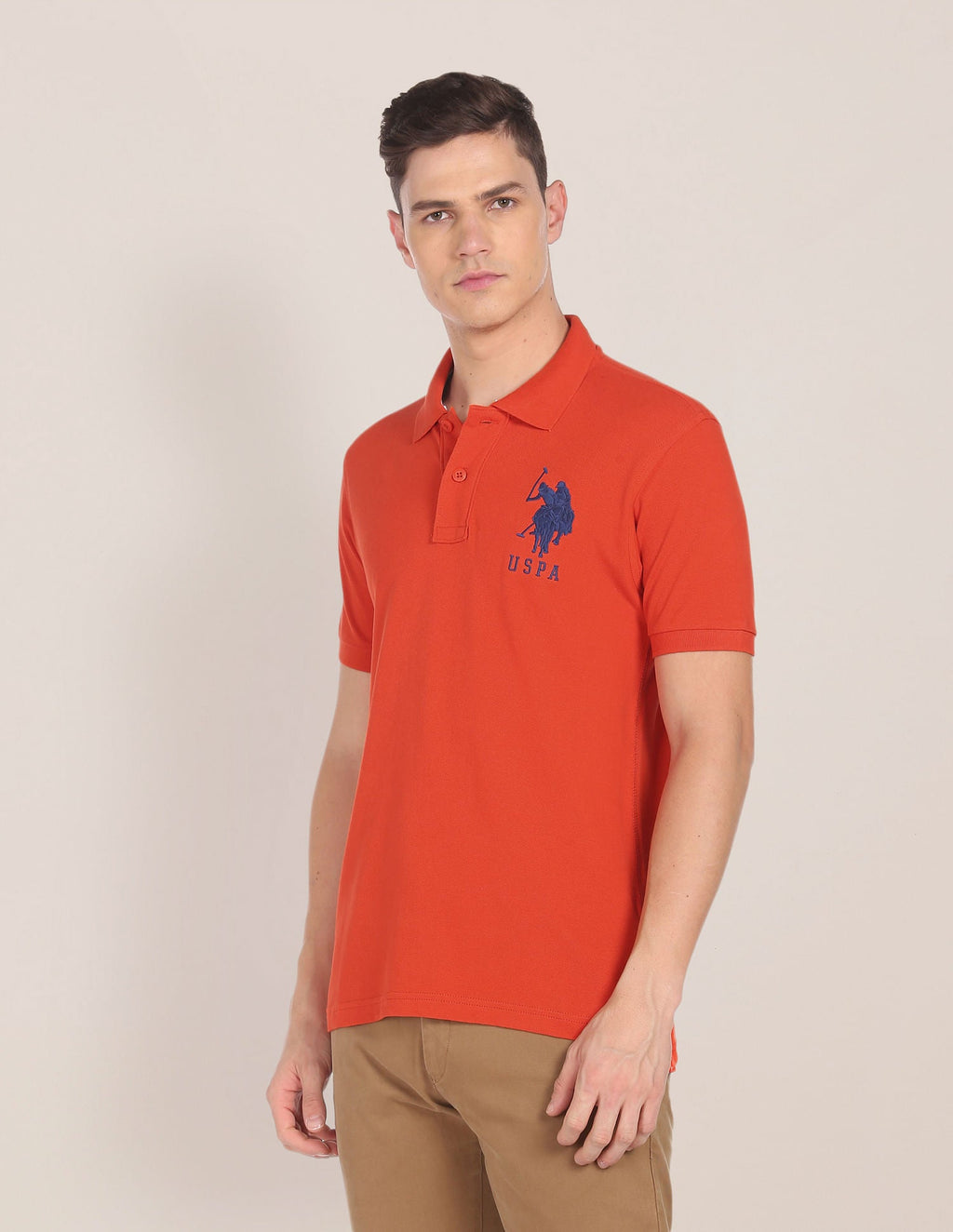 Compact Cotton Logo Polo Shirt