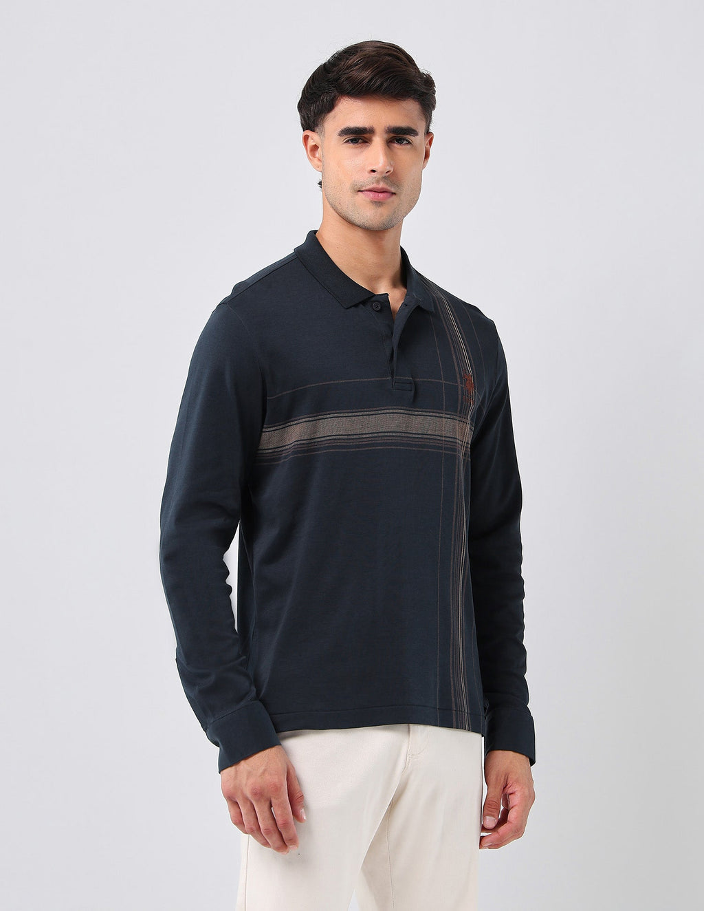 Checked Regular Fit Polo Shirt