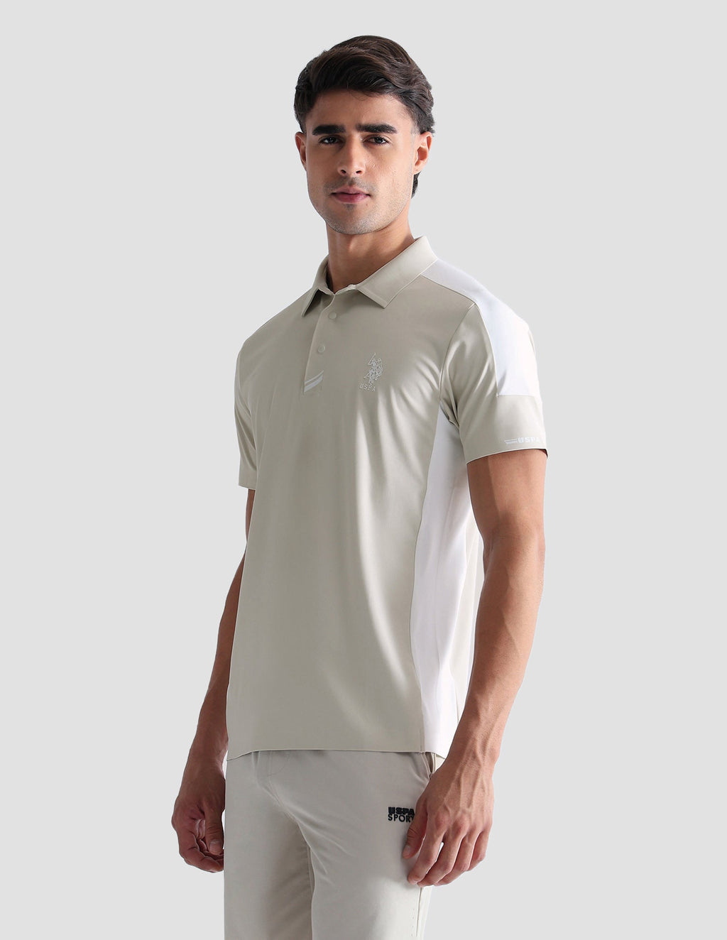 Colorblocked Active Polo Shirt