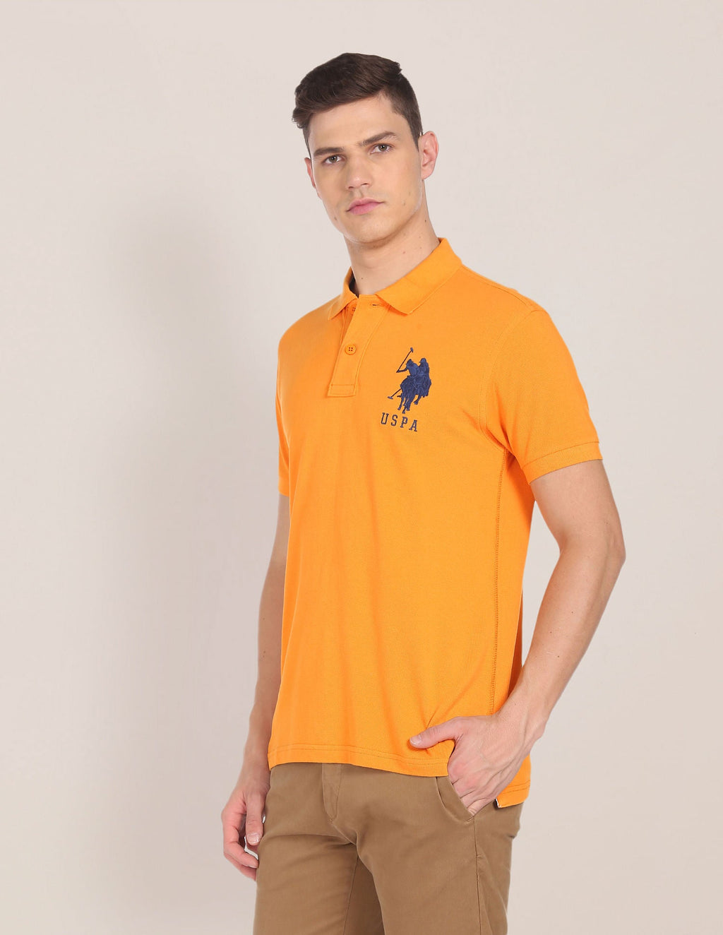 Compact Cotton Logo Polo Shirt