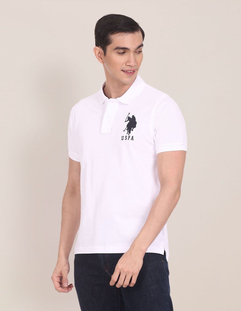Compact Cotton Logo Polo Shirt