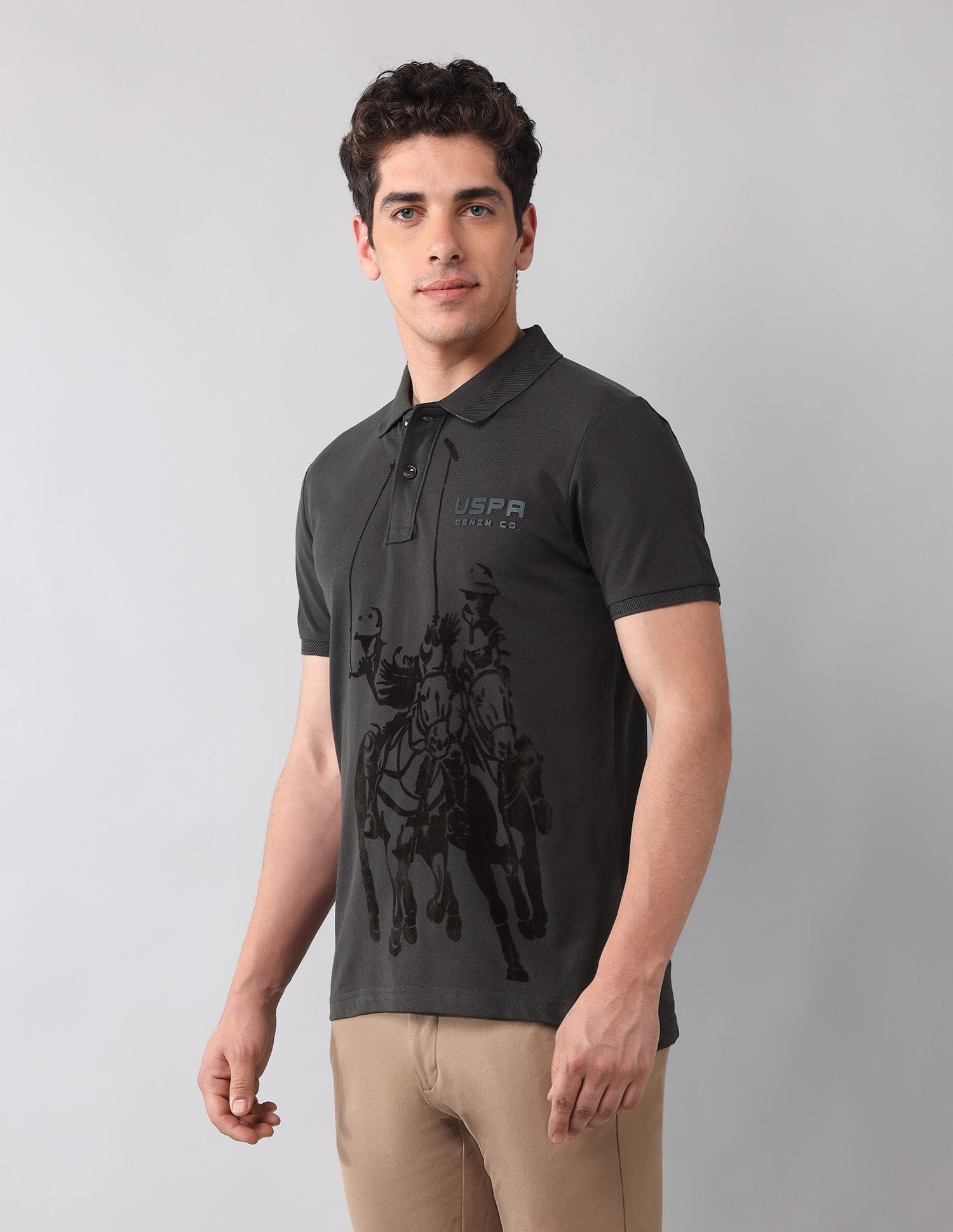 Muscle Fit Black Label Polo Shirt