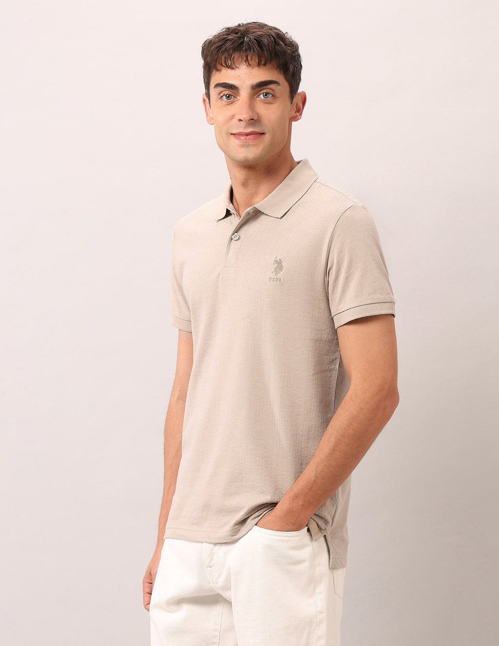 Muscle Fit Work And Wander Polo Shirt