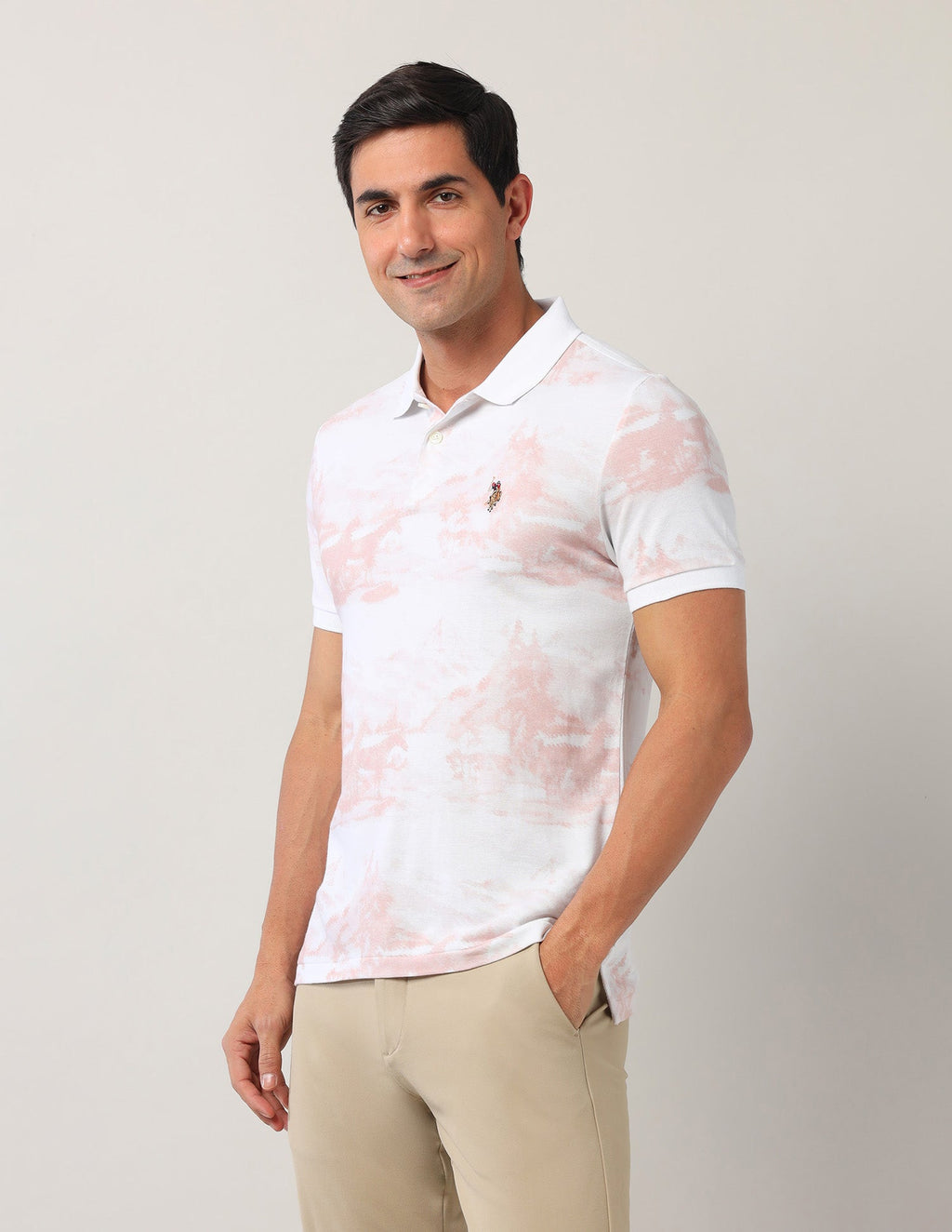 Abstract Americana Polo Shirt