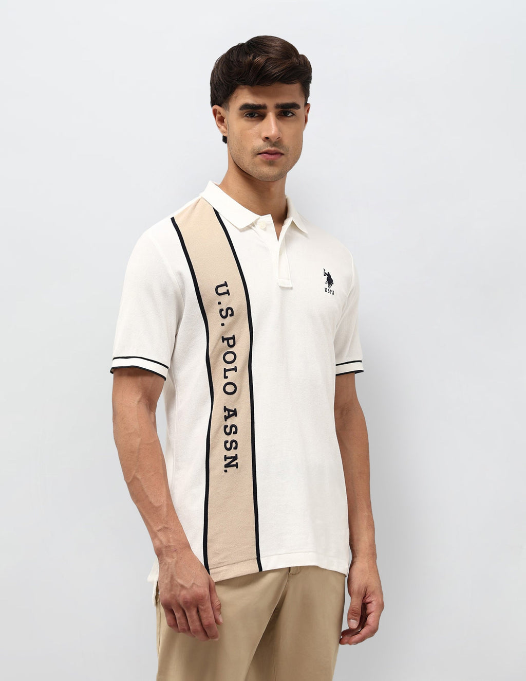 Brand Embroidered Regular Fit Polo Shirt