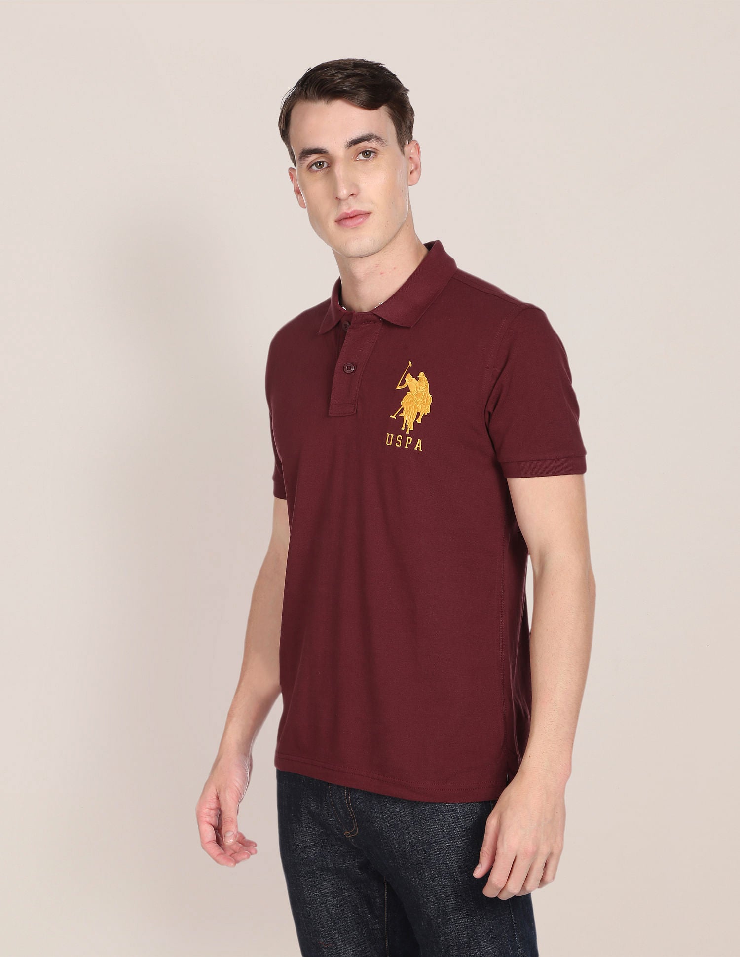 Compact Cotton Logo Polo Shirt