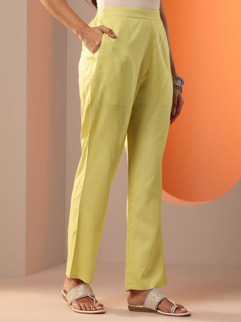 Green Embroidered Cotton Straight Suit Set With Dupatta