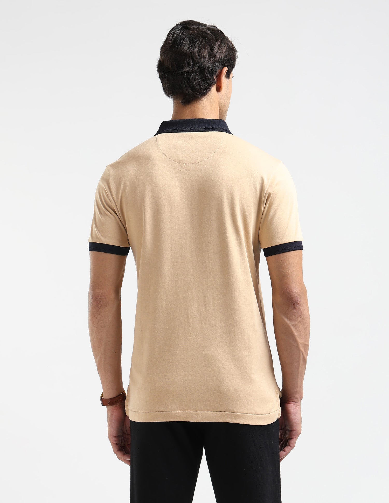 Brand Embossed Regular Fit Polo Shirt