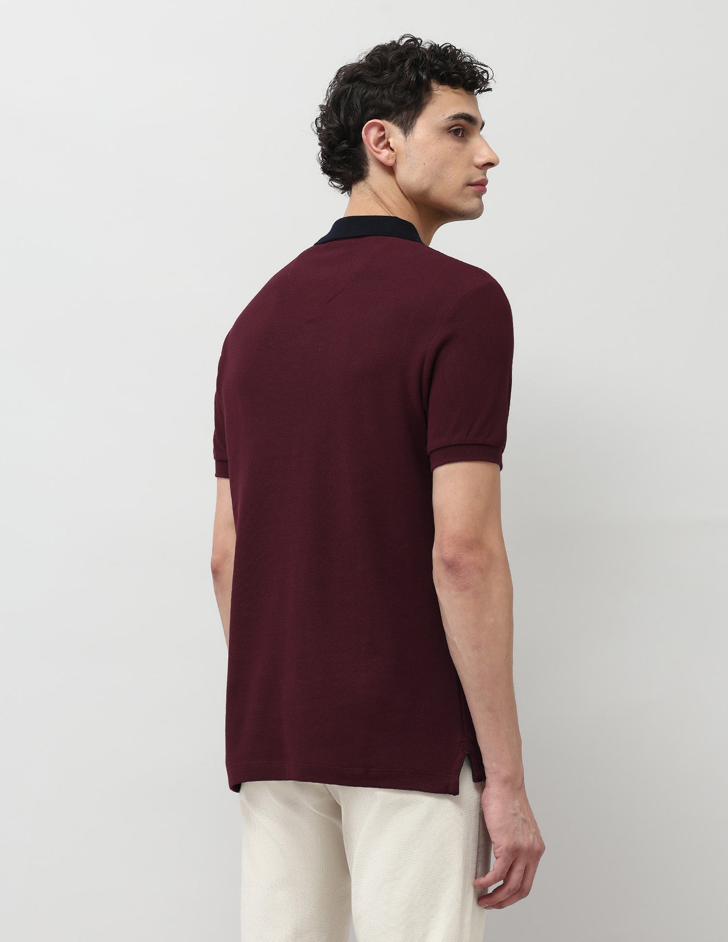 Colorblocked Regular Fit Polo Shirt