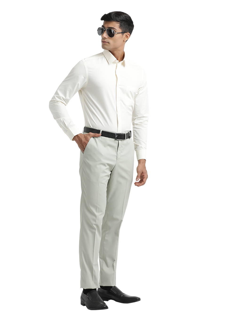 Cotton Wedding Cream Shirt