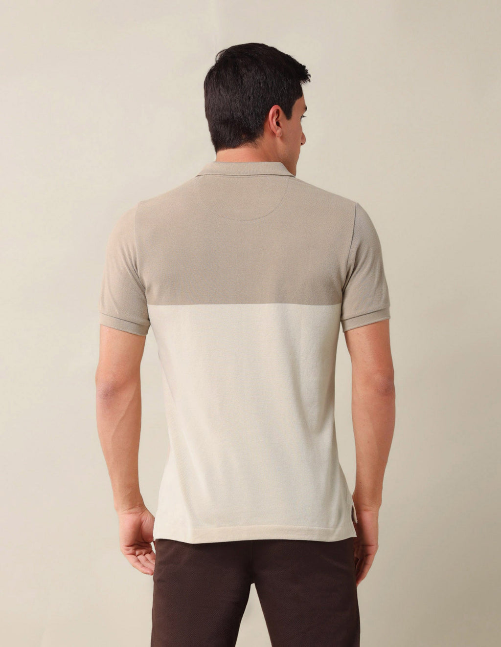 Colourblocked Slim Fit Polo Shirt