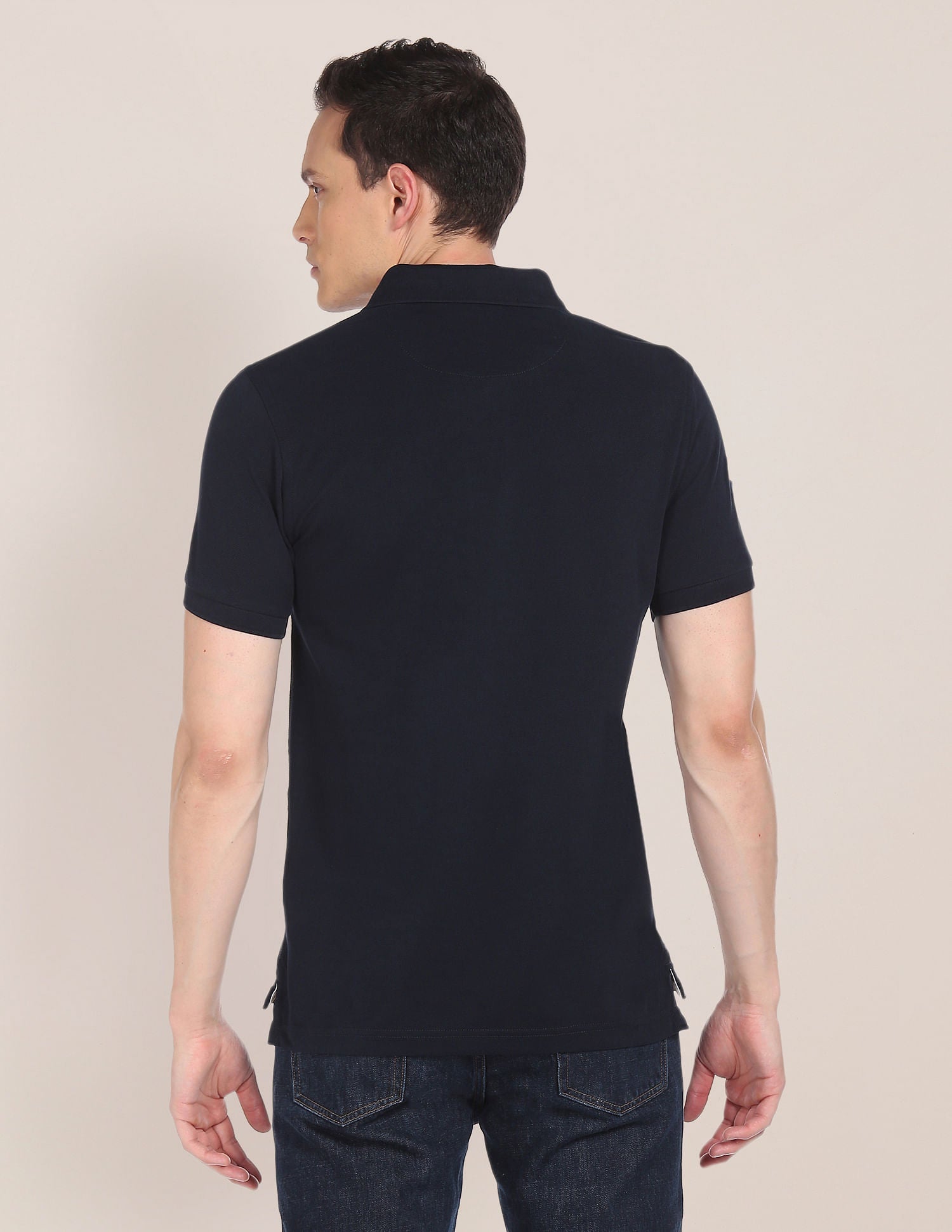 Compact Cotton Logo Polo Shirt