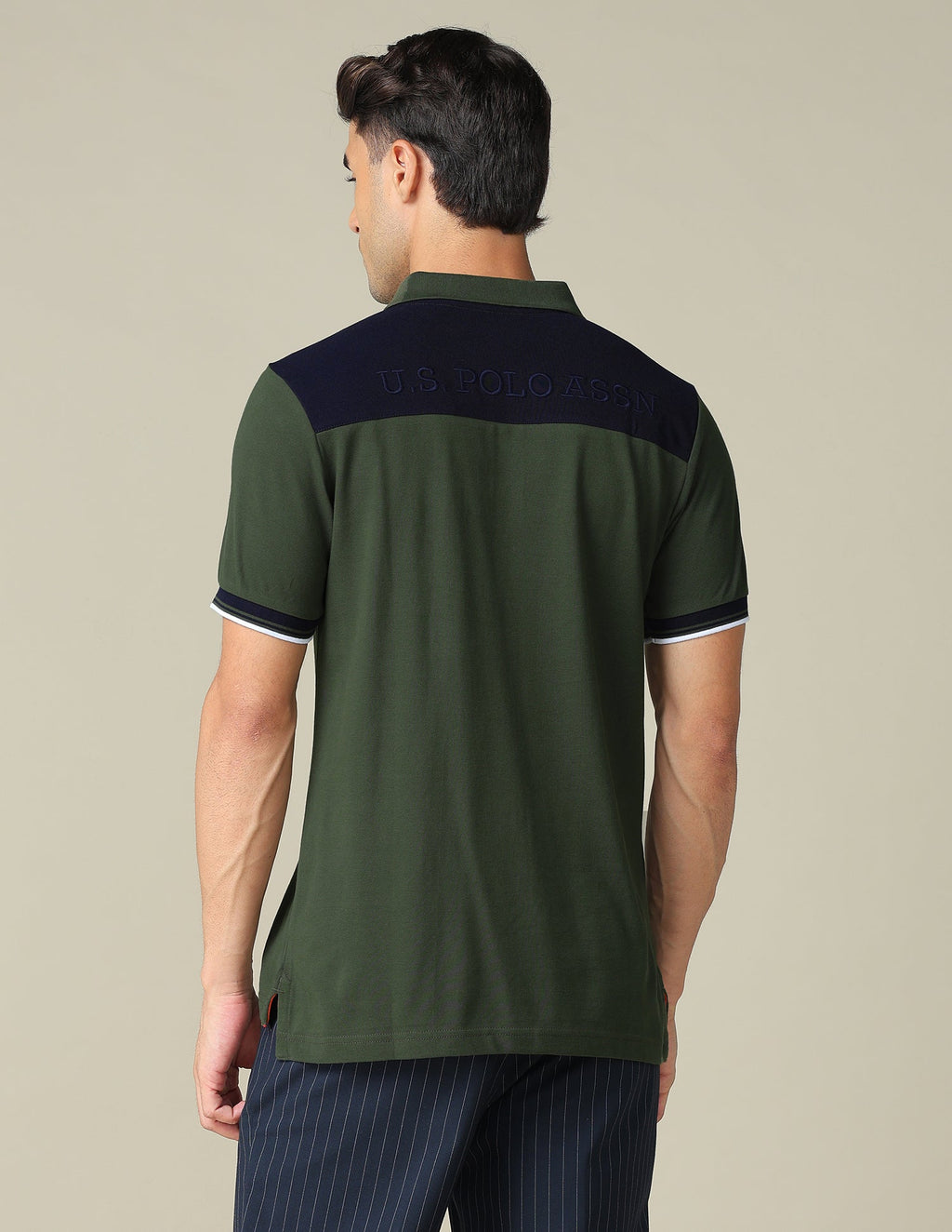 Brand Embroidered Regular Fit Polo Shirt