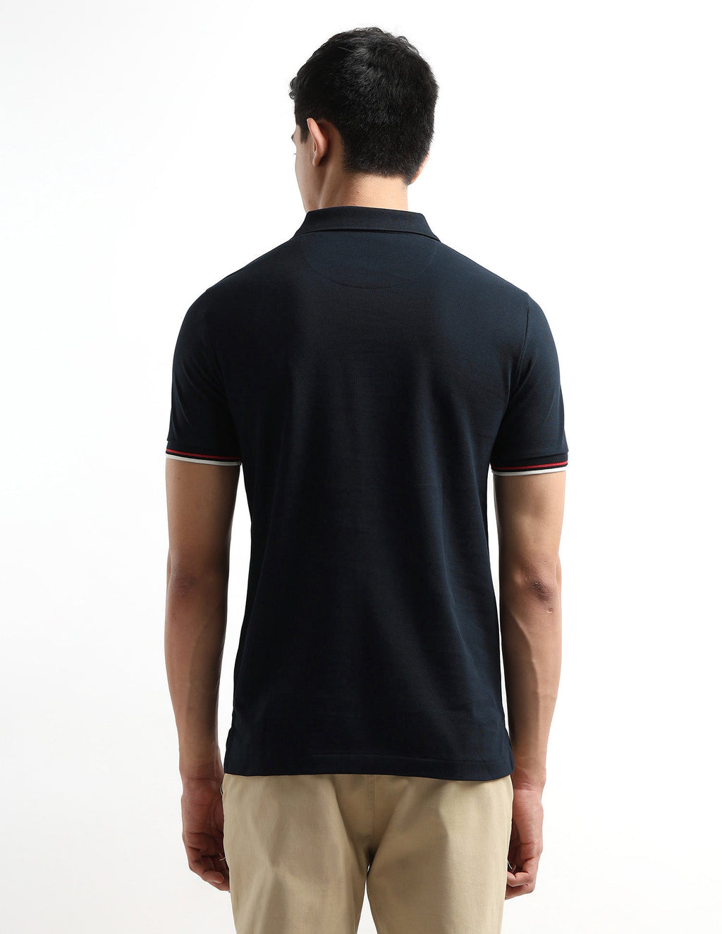 Brand Embroidered Regular Fit Polo Shirt