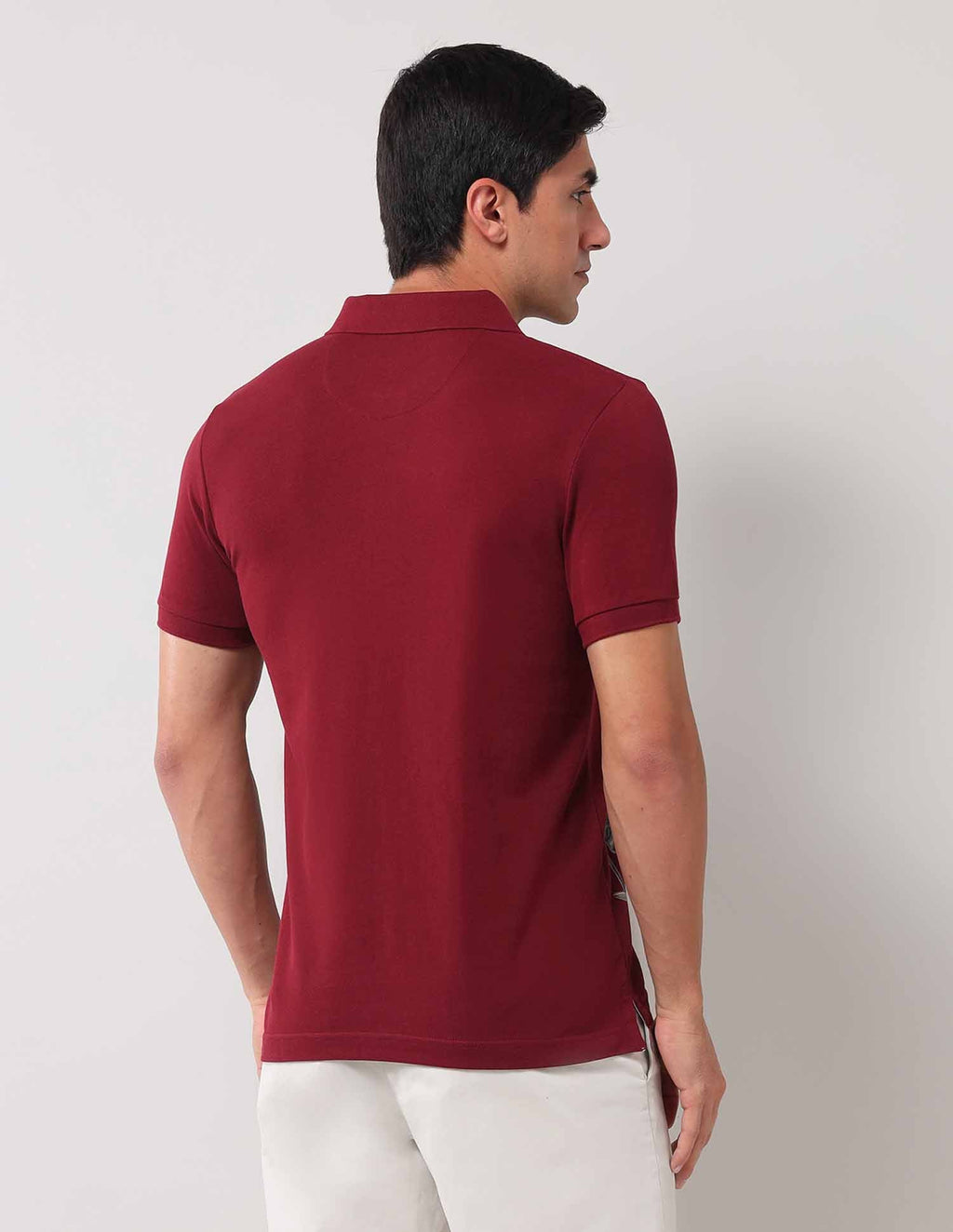 Graphic Printed Pure Cotton Polo Shirt