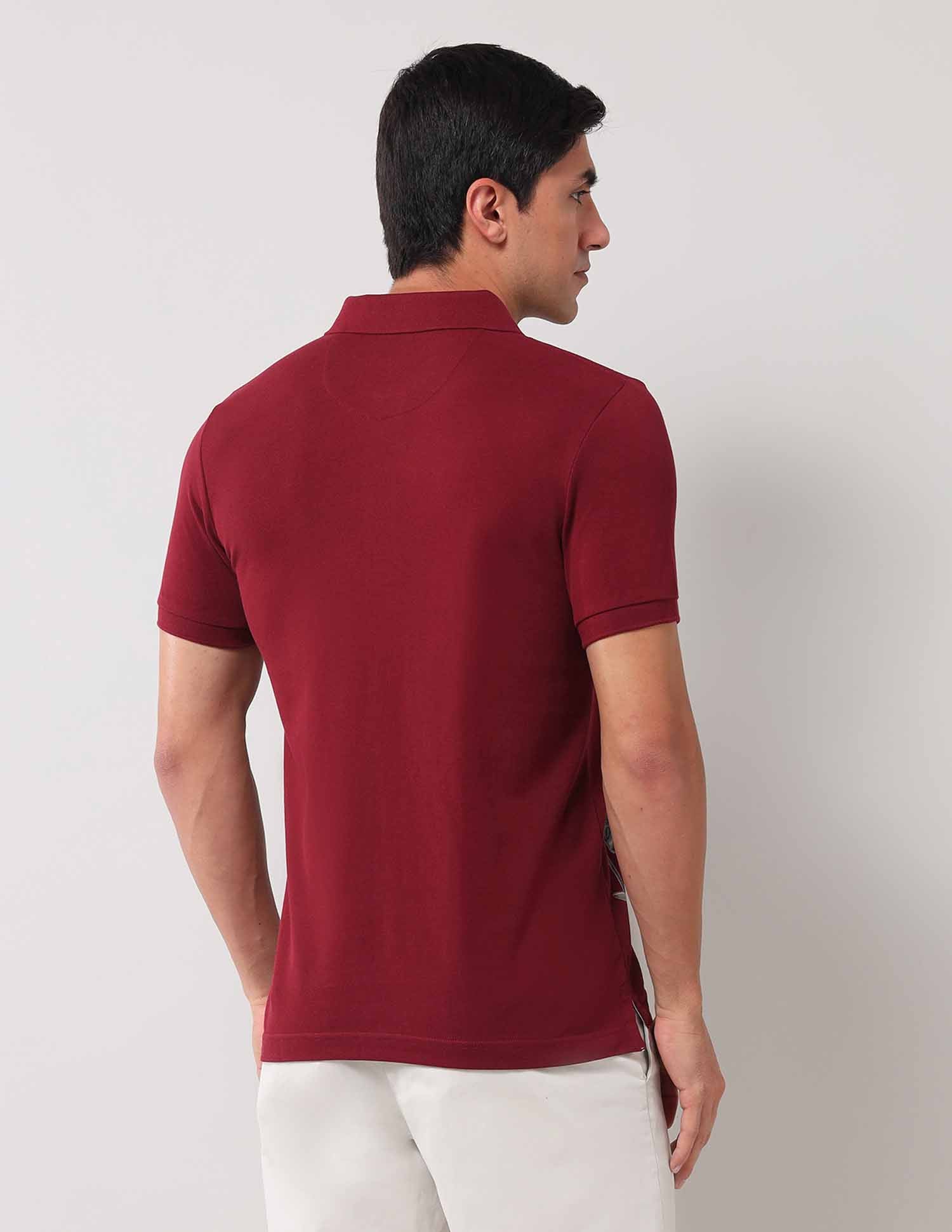 Graphic Printed Pure Cotton Polo Shirt