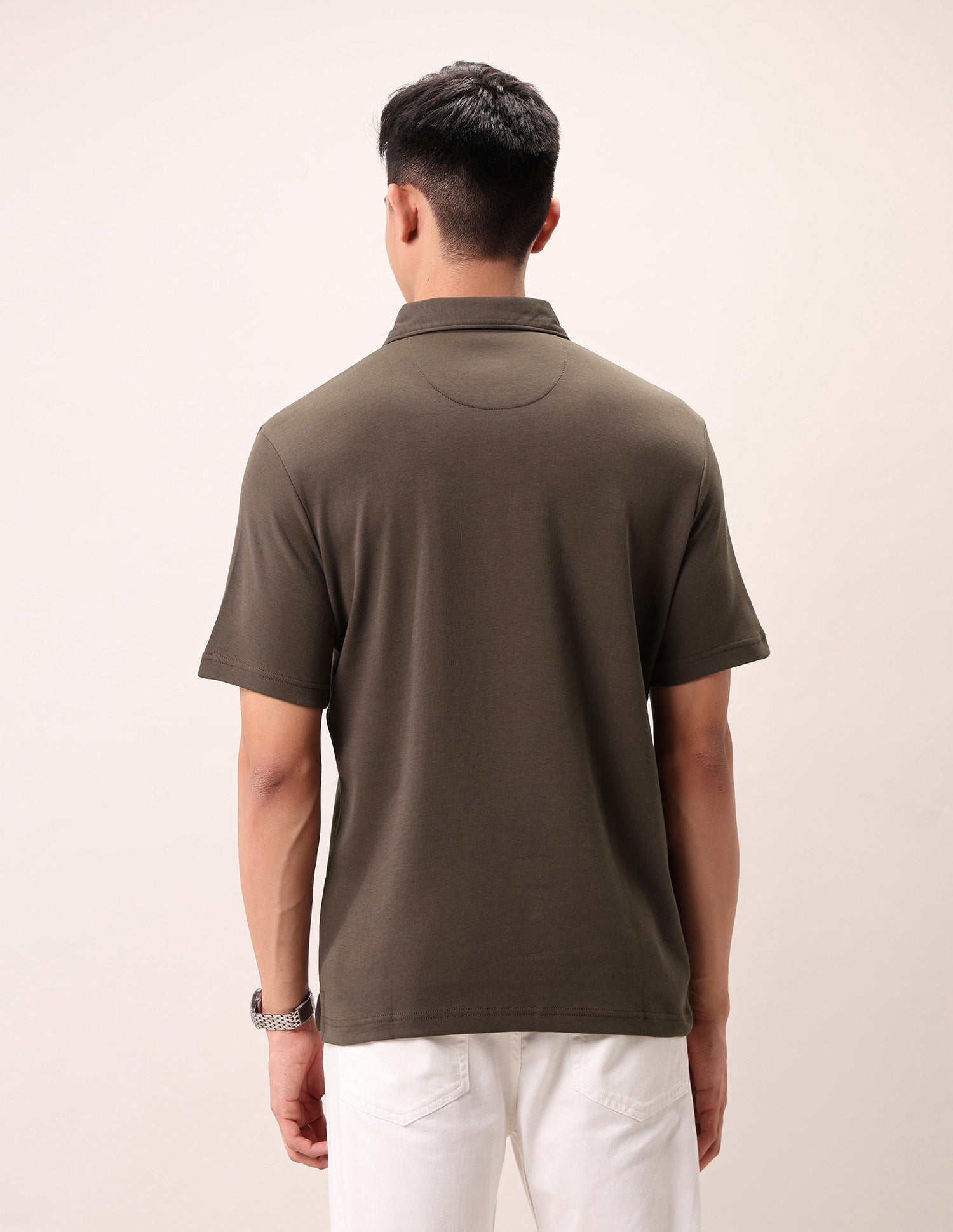 Brand Embossed Outdoor Polo Shirt