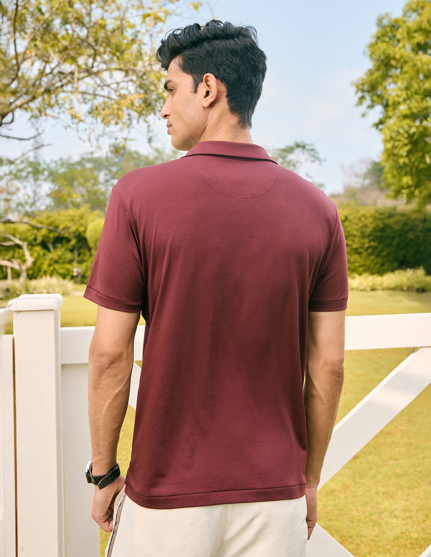 Pacho X Slim Fit Solid Polo Shirt