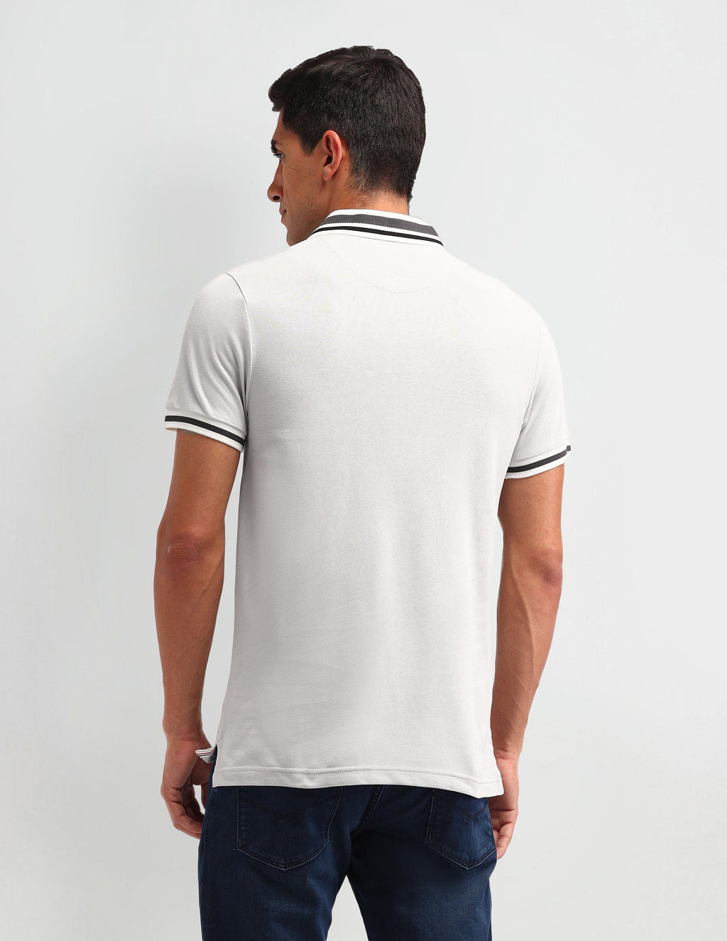 Outdoor Muscle Fit Solid Polo Shirt