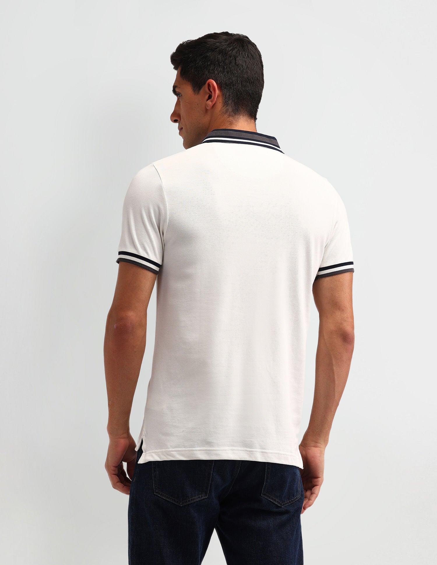 Outdoor Muscle Fit Solid Polo Shirt