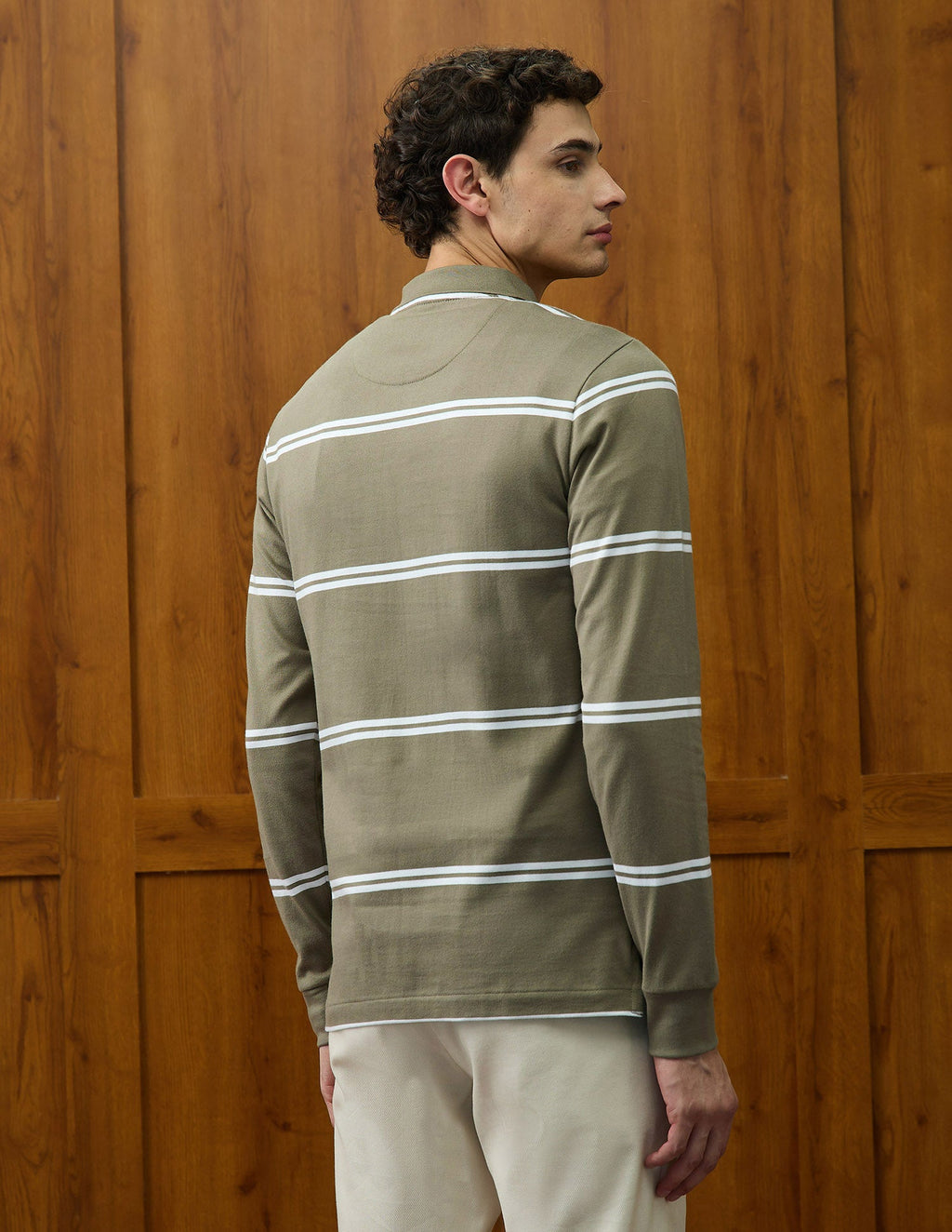 Horizontal Striped Varsity Theatre Polo Shirt