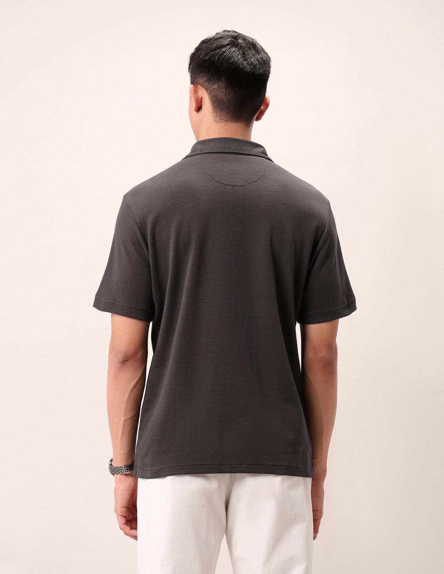 Brand Embossed Outdoor Polo Shirt