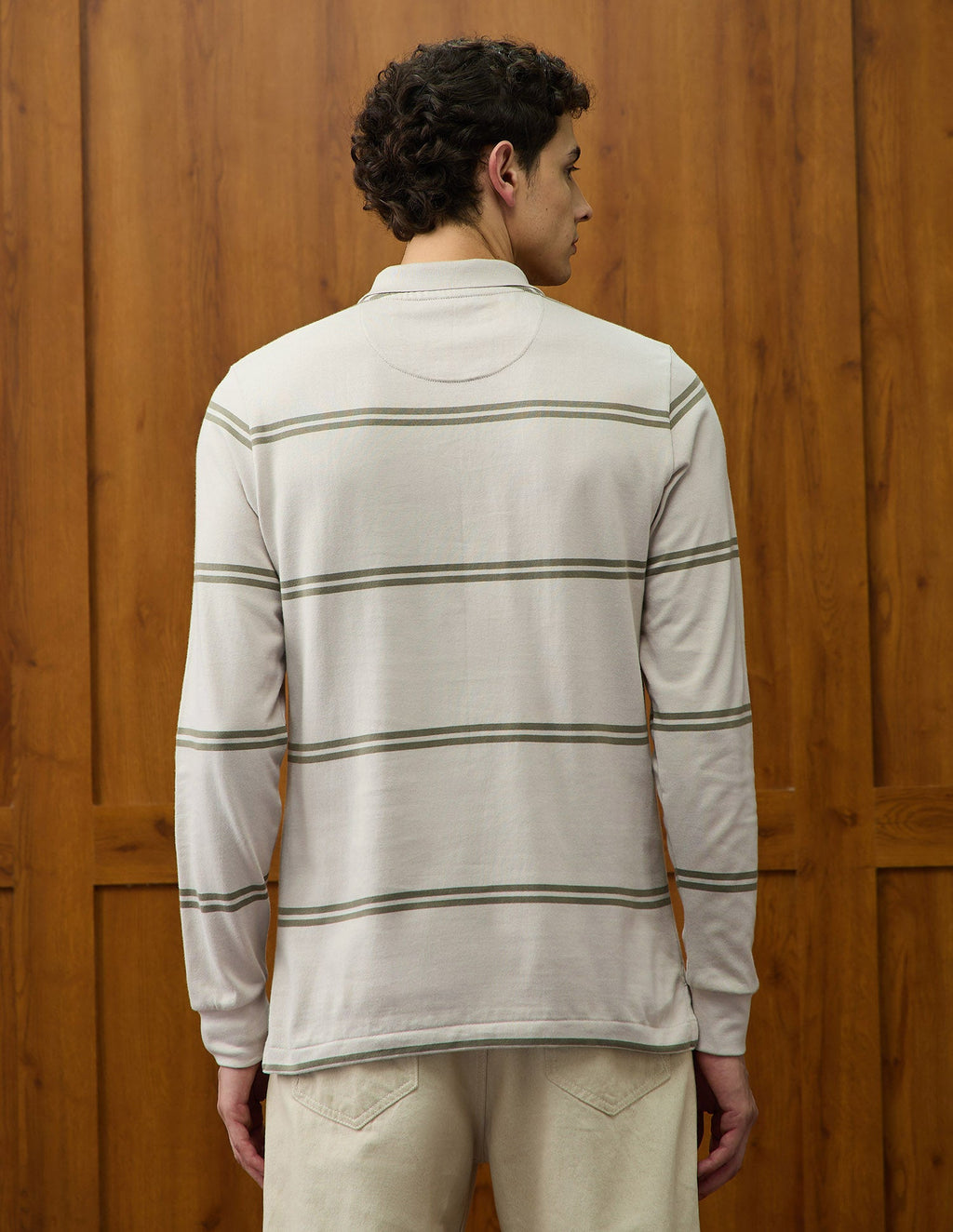 Horizontal Striped Varsity Theatre Polo Shirt