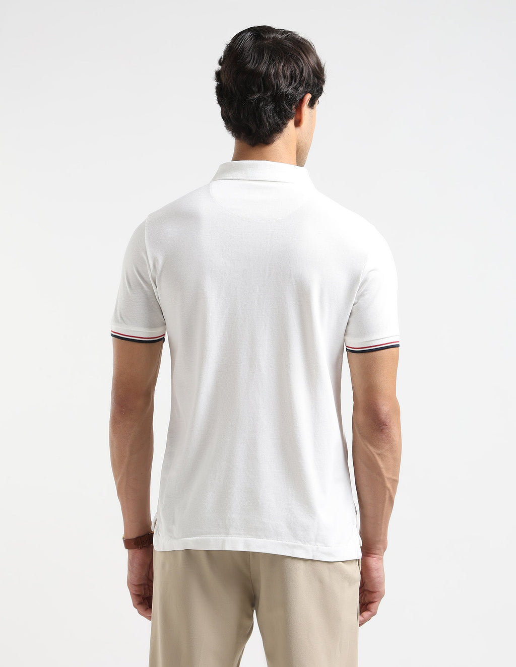 Brand Embroidered Regular Fit Polo Shirt