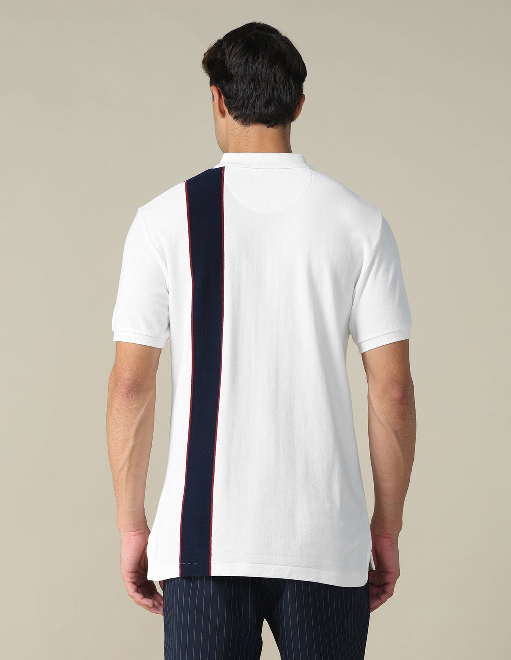 Colourblocked Regular Fit Polo Shirt