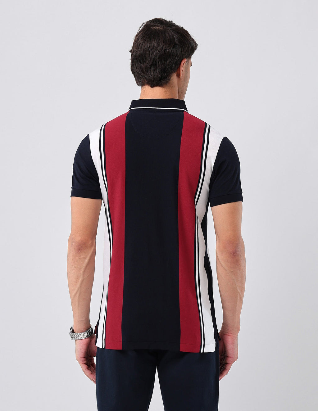 Colorblocked Regular Fit Polo Shirt