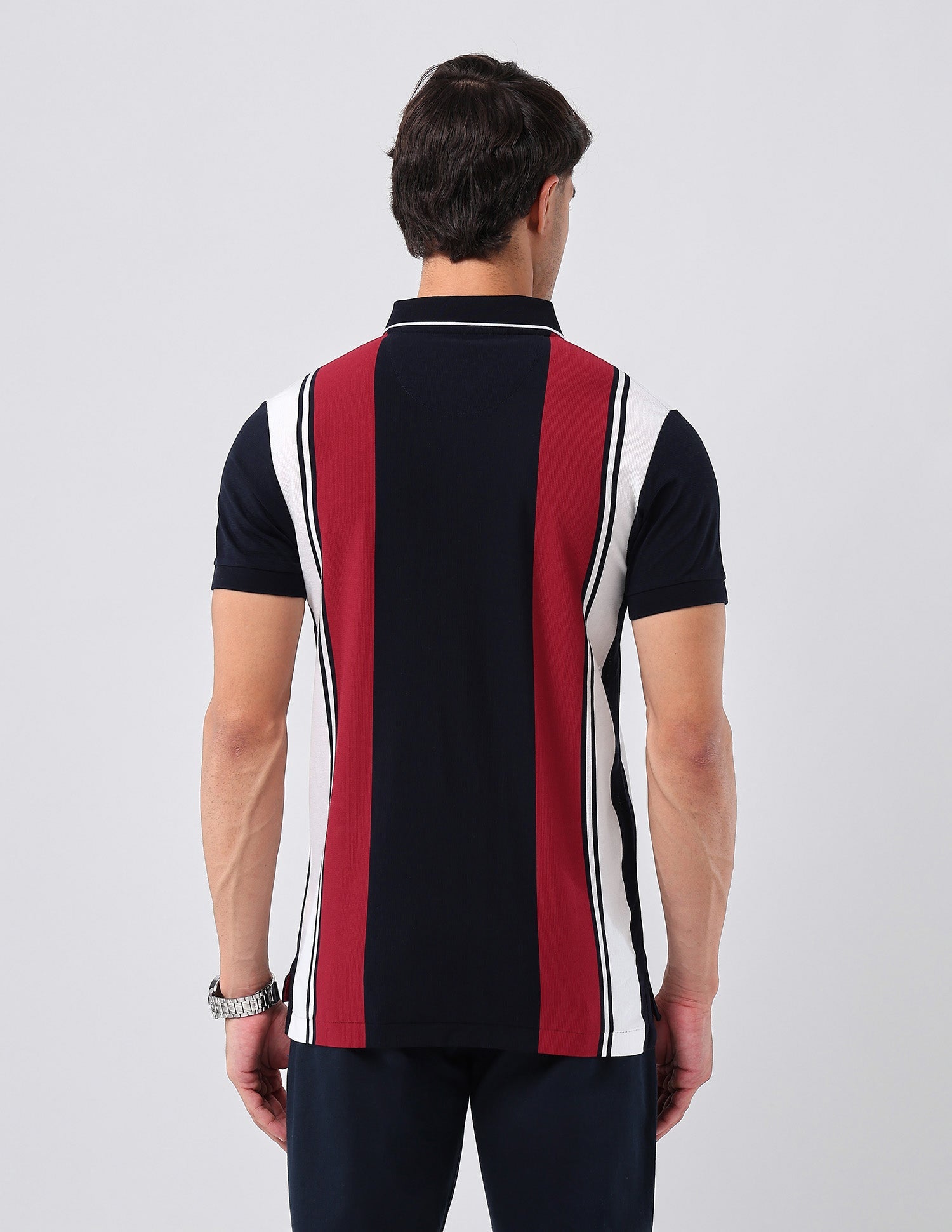 Colorblocked Regular Fit Polo Shirt