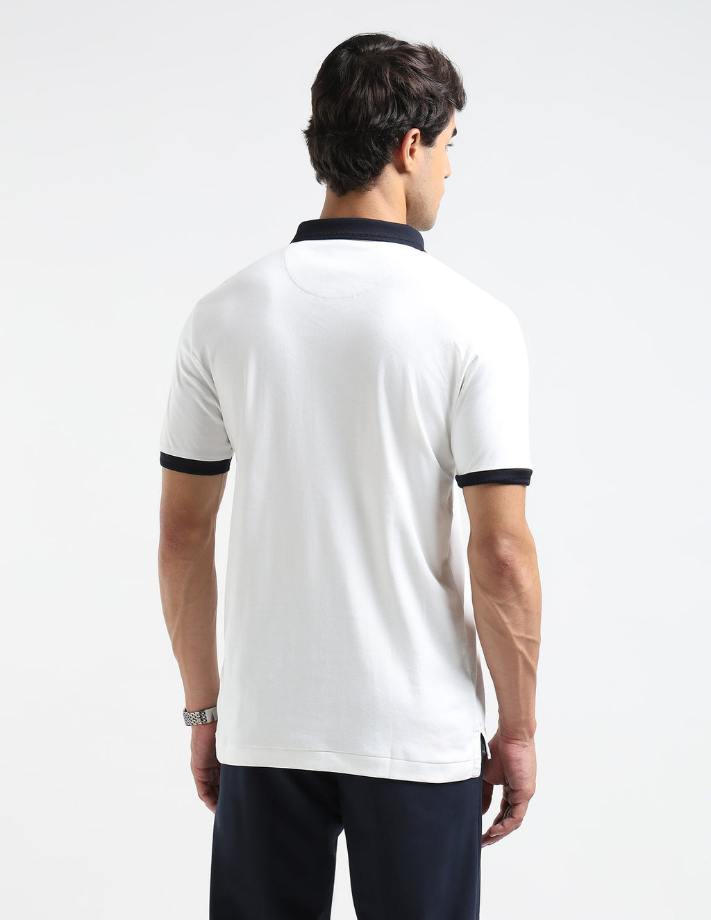 Brand Embossed Regular Fit Polo Shirt