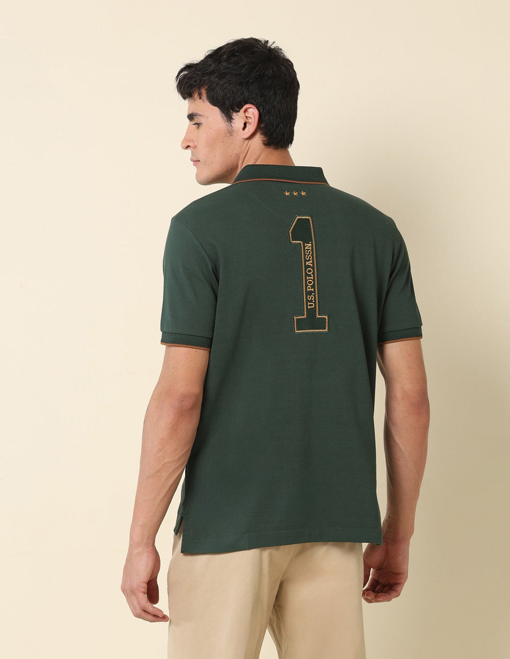 Iconic Number Gold Cup Polo Shirt