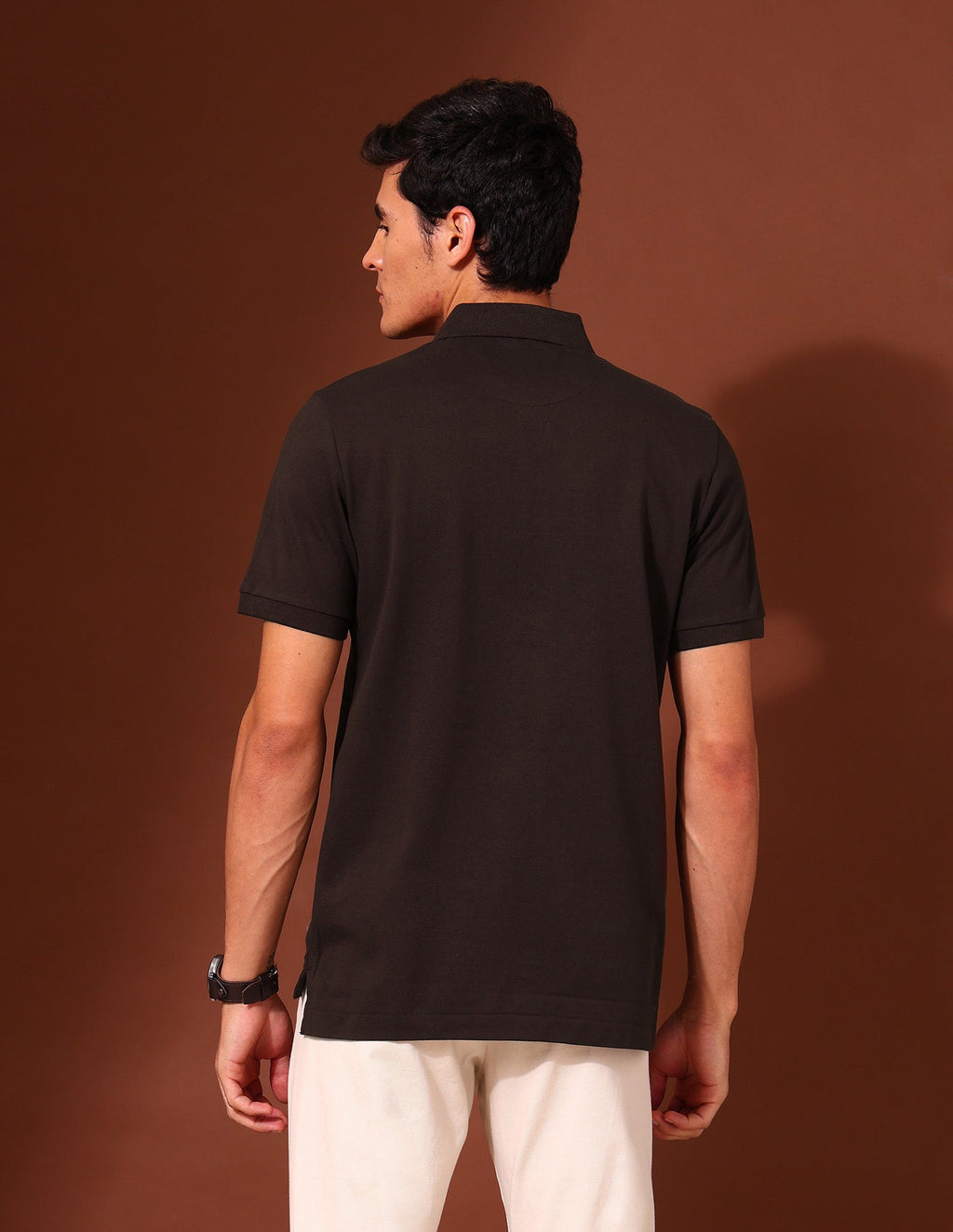 Brand Embroidered Classic Polo Shirt