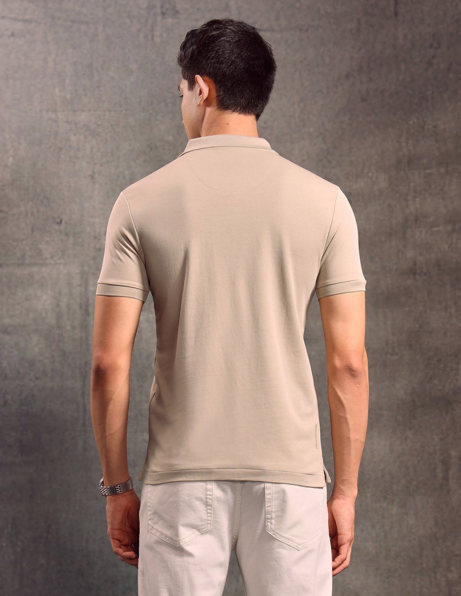 Graphic Printed Regular Fit Polo shirt