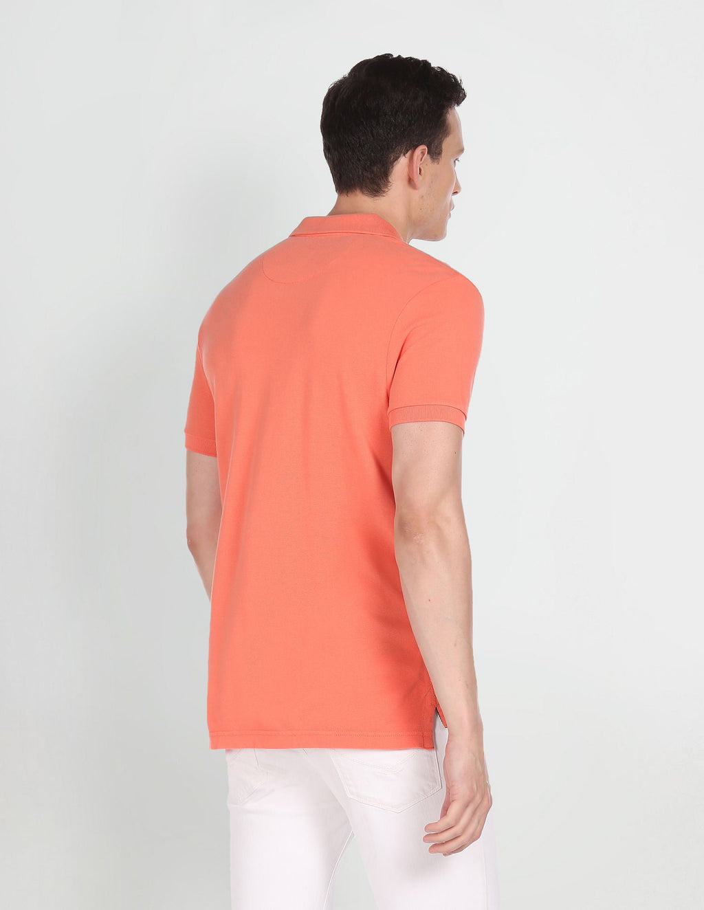 Cotton Solid Polo Shirt
