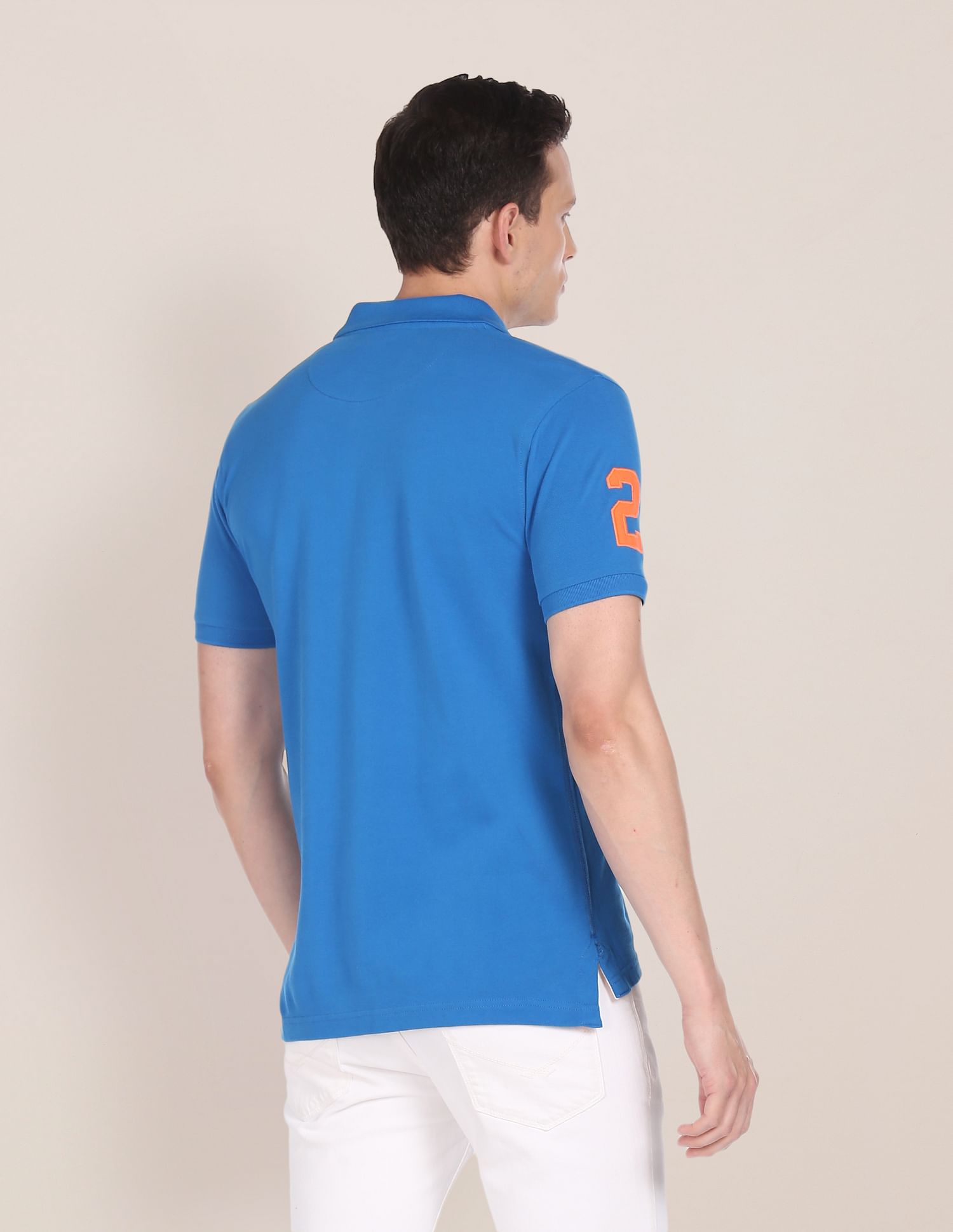 Compact Cotton Logo Polo Shirt