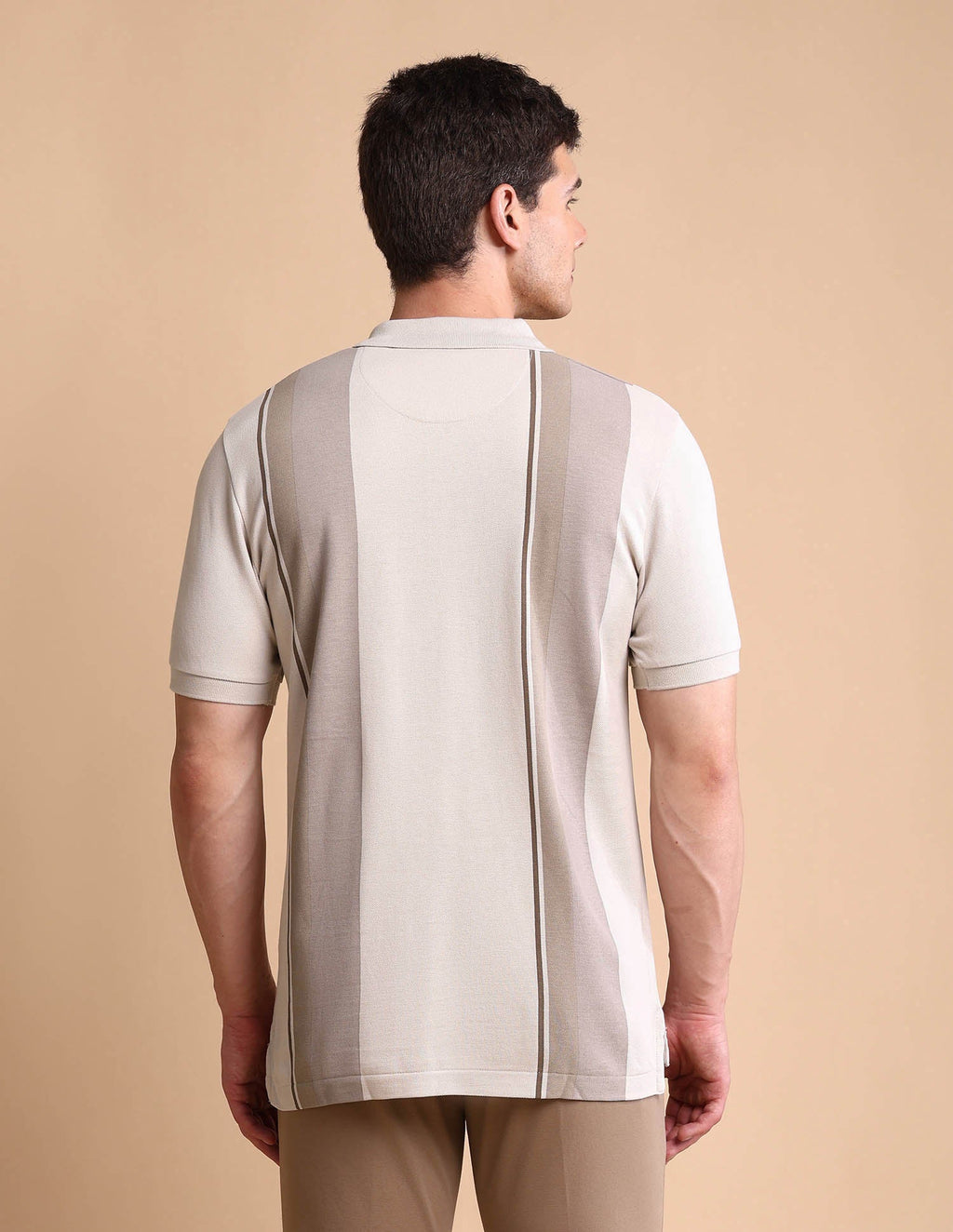 Colourblocked Slim Fit Polo Shirt